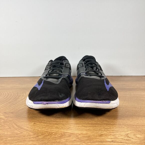 Brooks Pure Cadence 6 Black Purple Lace Up Running Sneakers Women's Size US 11.5 - Picture 3 of 9